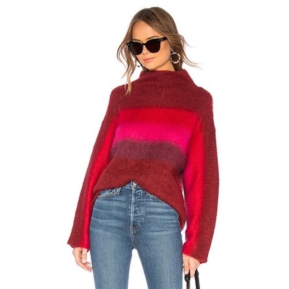 rag & bone Red and Pink Women's Sweater